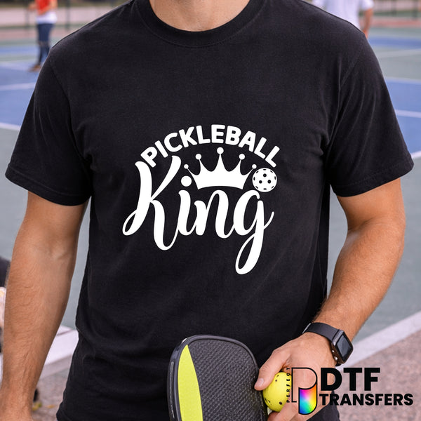 Pickleball King – Pickleball DTF Transfer