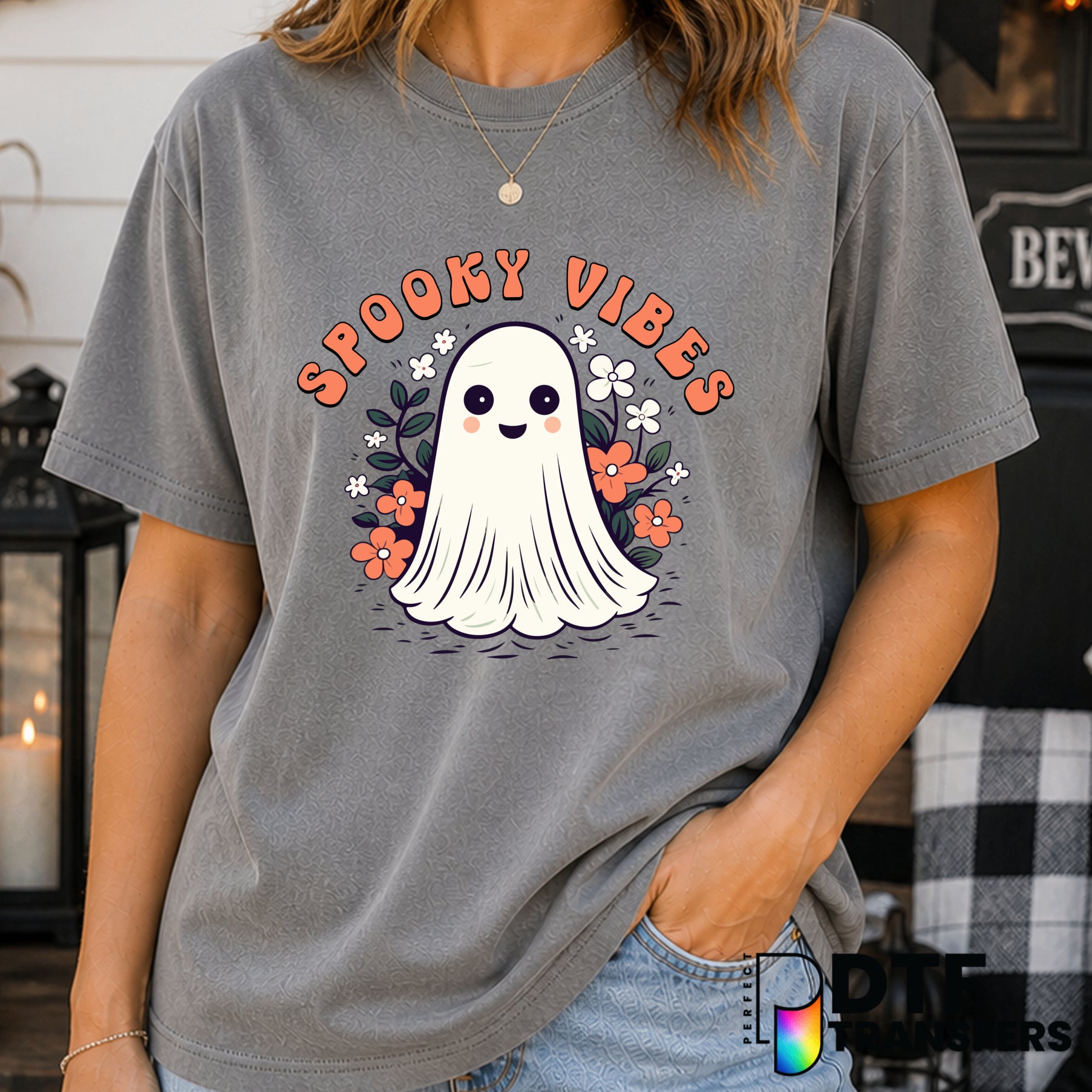 Spooky Vibes – Halloween DTF Transfer