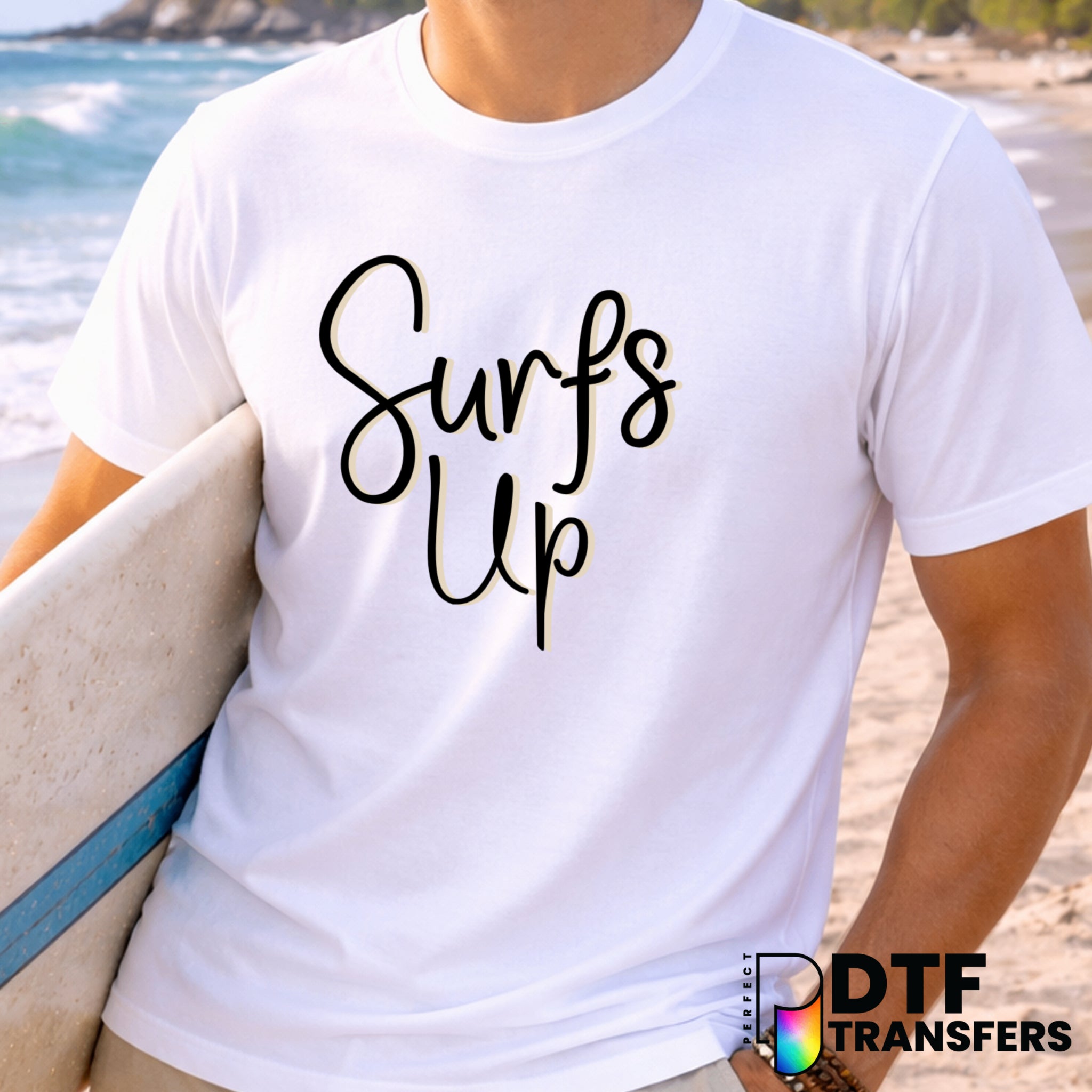 Surf's Up – Surfing DTF Transfer
