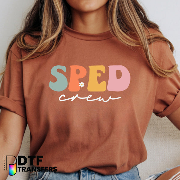 Retro SPED Crew – Special Education DTF Transfer