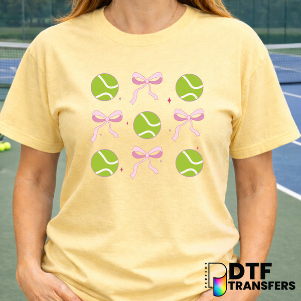 TENNIS Coquette Bows – DTF Transfer
