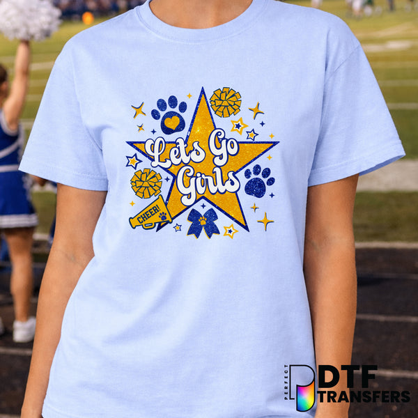 Let's Go Girls – Cheerleading DTF Transfer