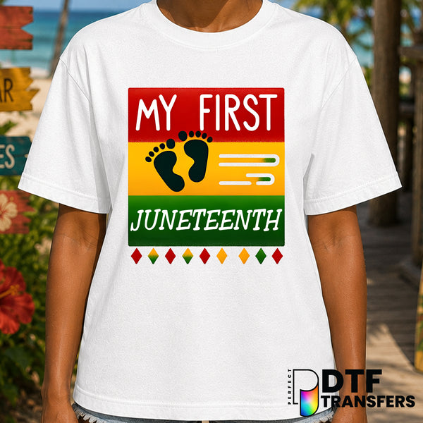 My First Juneteenth – Black History Month DTF Transfer