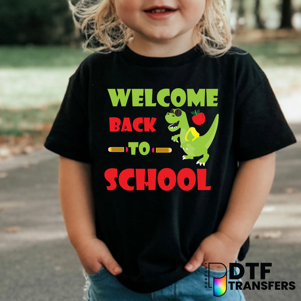 RAWWRR! Welcome Back To School! – Dinosaur Teacher DTF Transfer