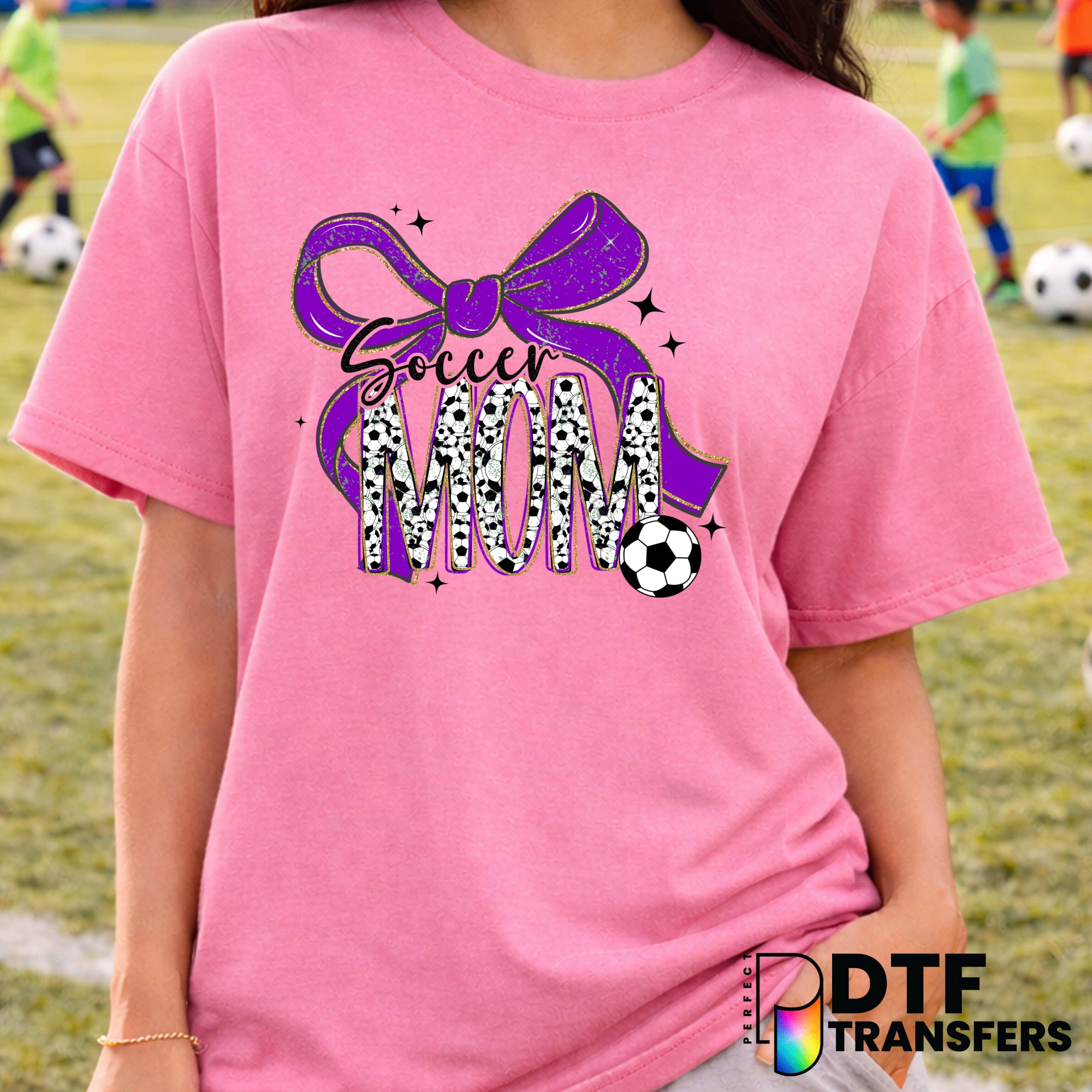 Soccer Mom – Soccer DTF Transfer