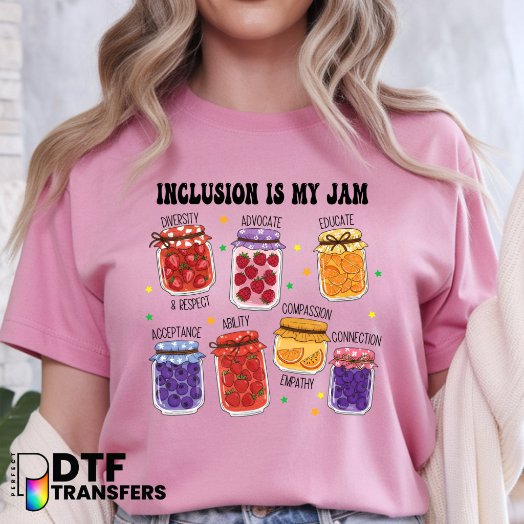Inclusion Is My Jam – Special Education DTF Transfer