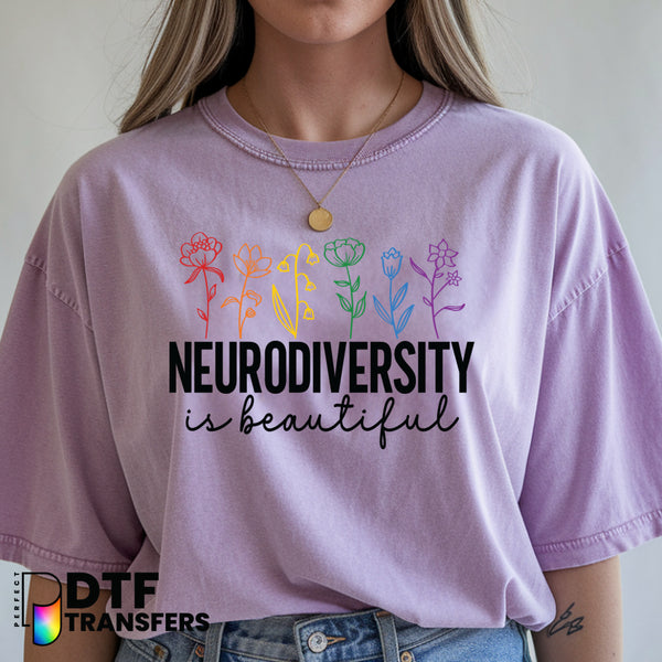 Neurodiversity Is Beautiful – Special Education DTF Transfer