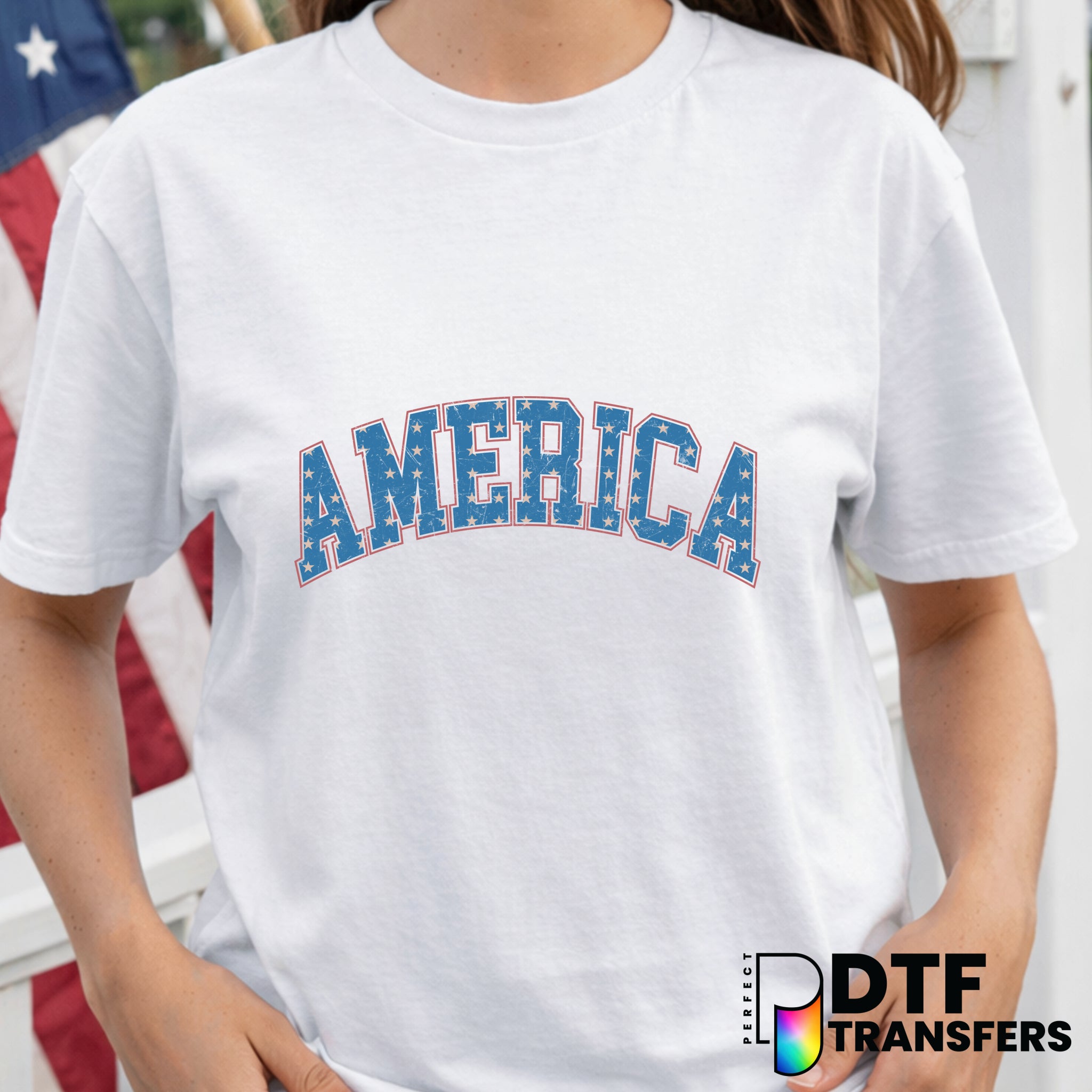 AMERICA – Fourth of July DTF Transfer