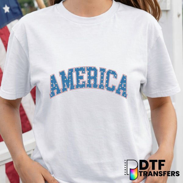 AMERICA – Fourth of July DTF Transfer