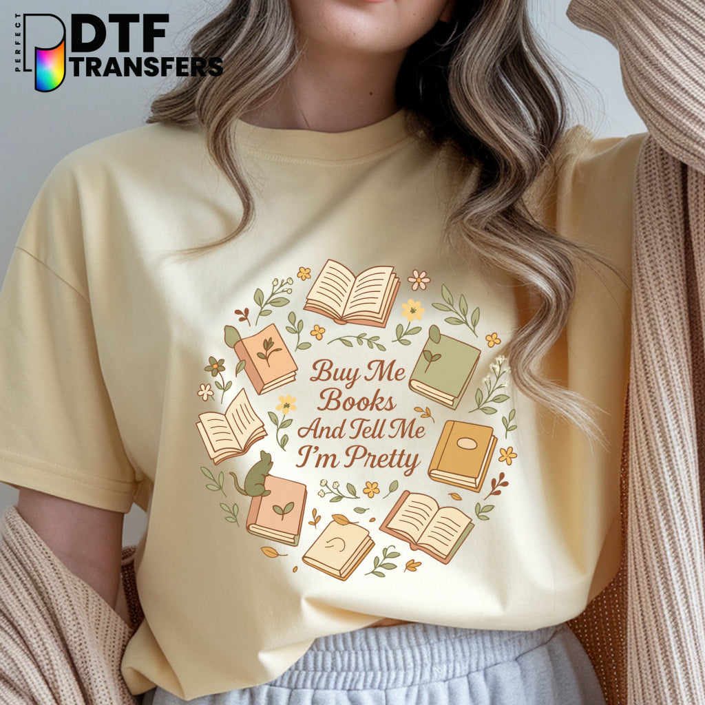Buy Me Books And Call Me Pretty – Teacher DTF Transfer