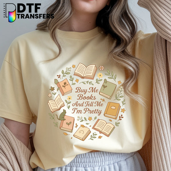 Buy Me Books And Call Me Pretty – Teacher DTF Transfer