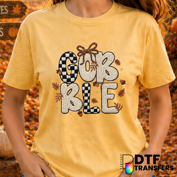 Gobbles – Thanksgiving DTF Transfer