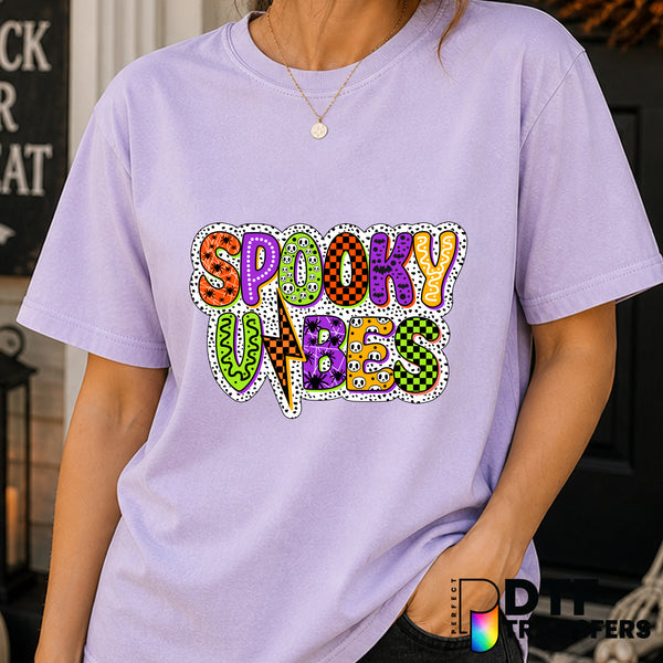 SPOOKY VIBES – Halloween DTF Transfer