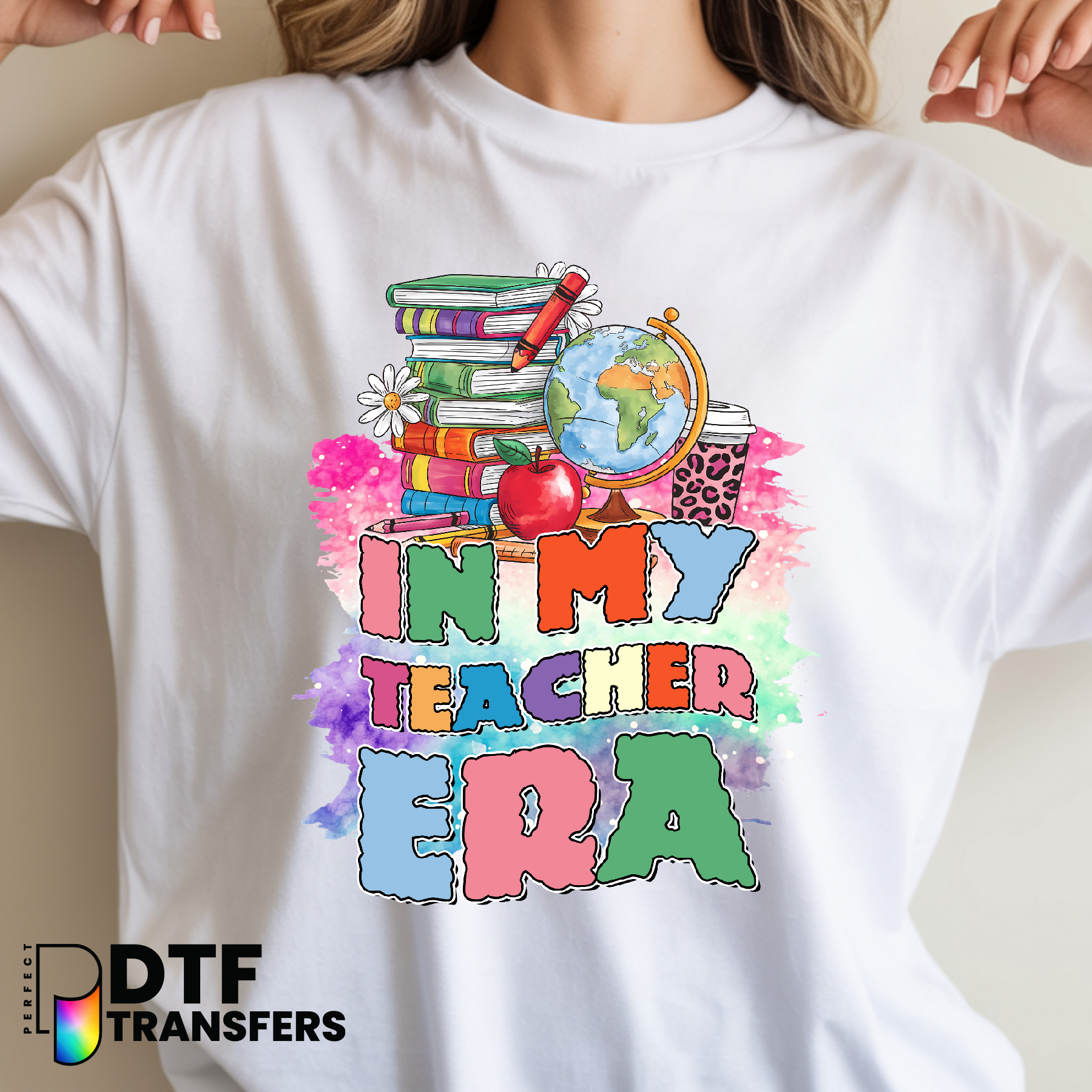 Leopard Print In My Teacher Era – Teacher DTF Transfer