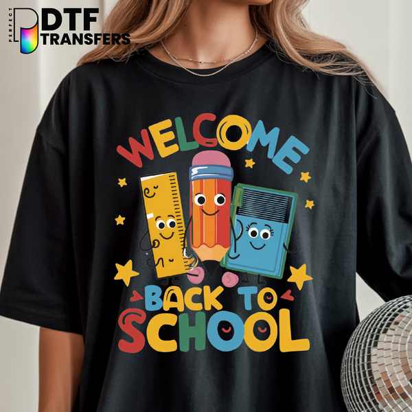 Welcome Back To School - Teacher DTF Transfer