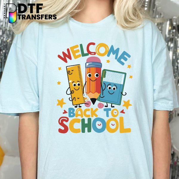 Welcome Back To School - Teacher DTF Transfer
