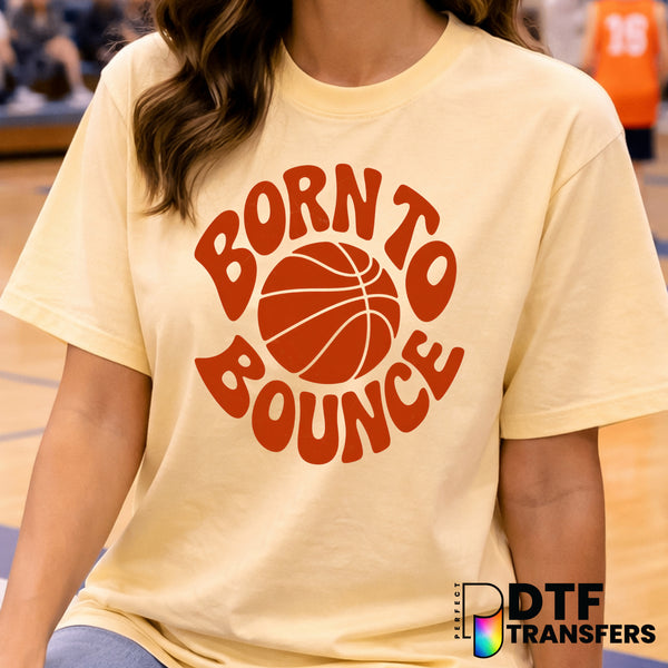 Born to Bounce – Basketball DTF Transfer