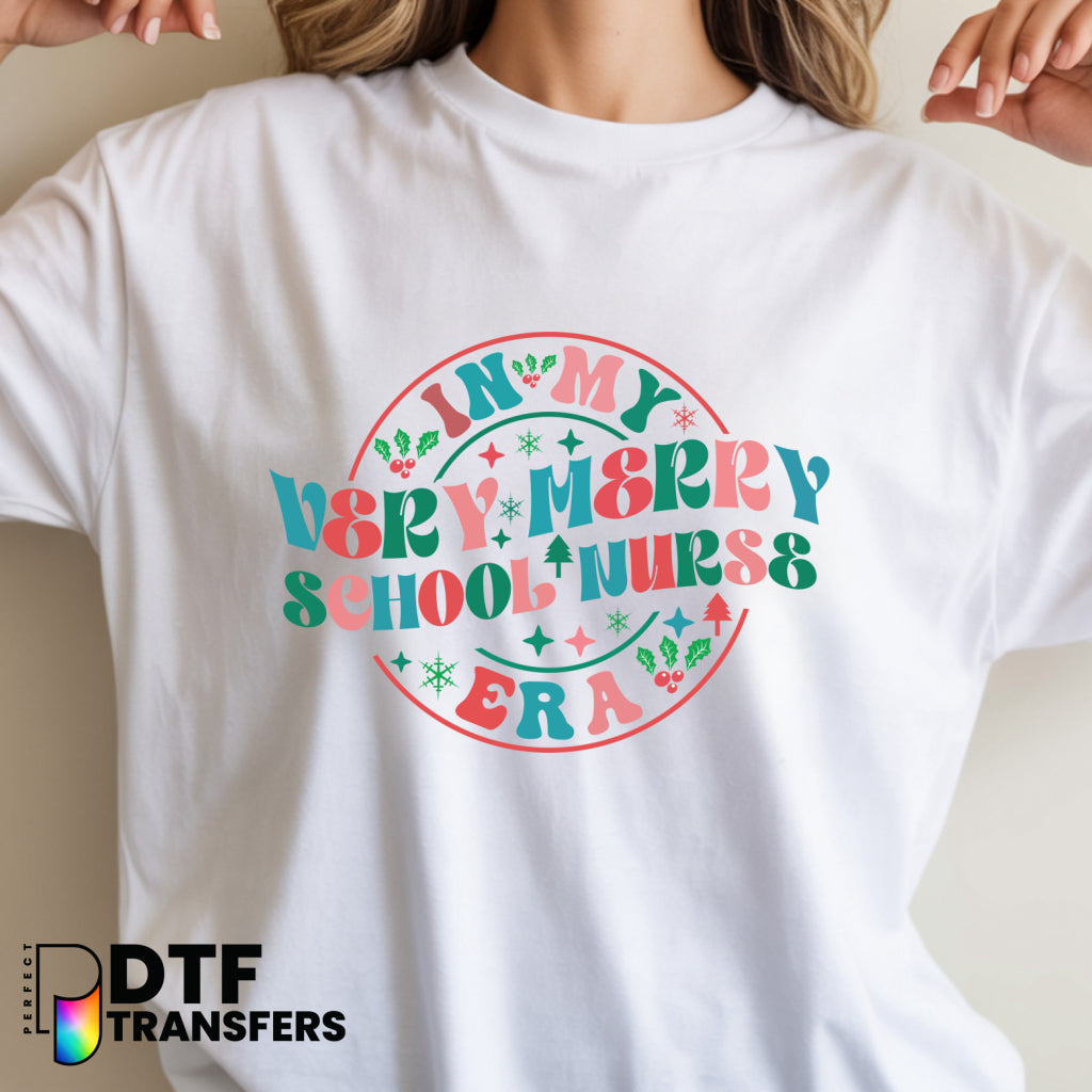 In My Very Merry School Nurse Christmas – School Nurse DTF Transfer