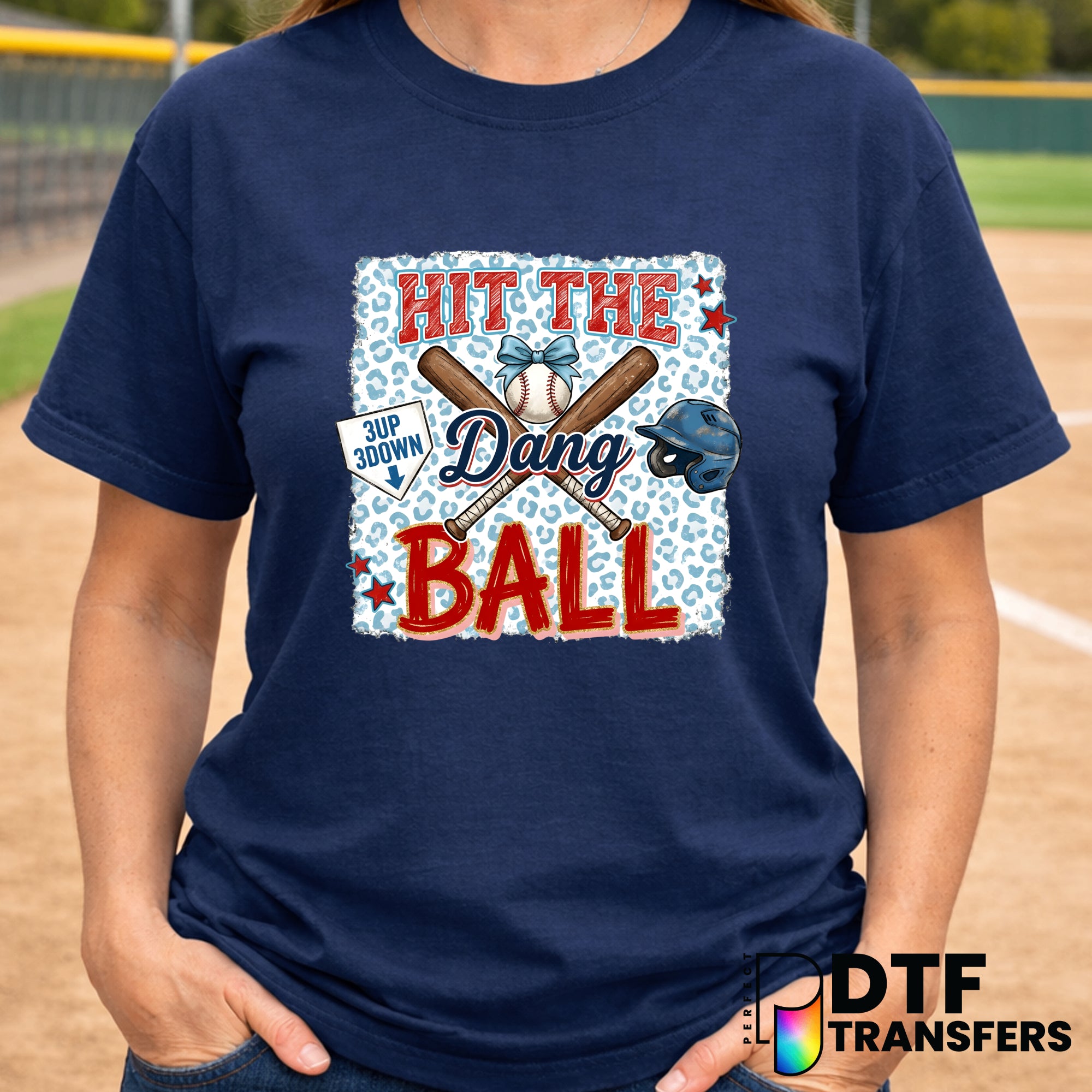 Hit The Dang Ball – Softball DTF Transfer