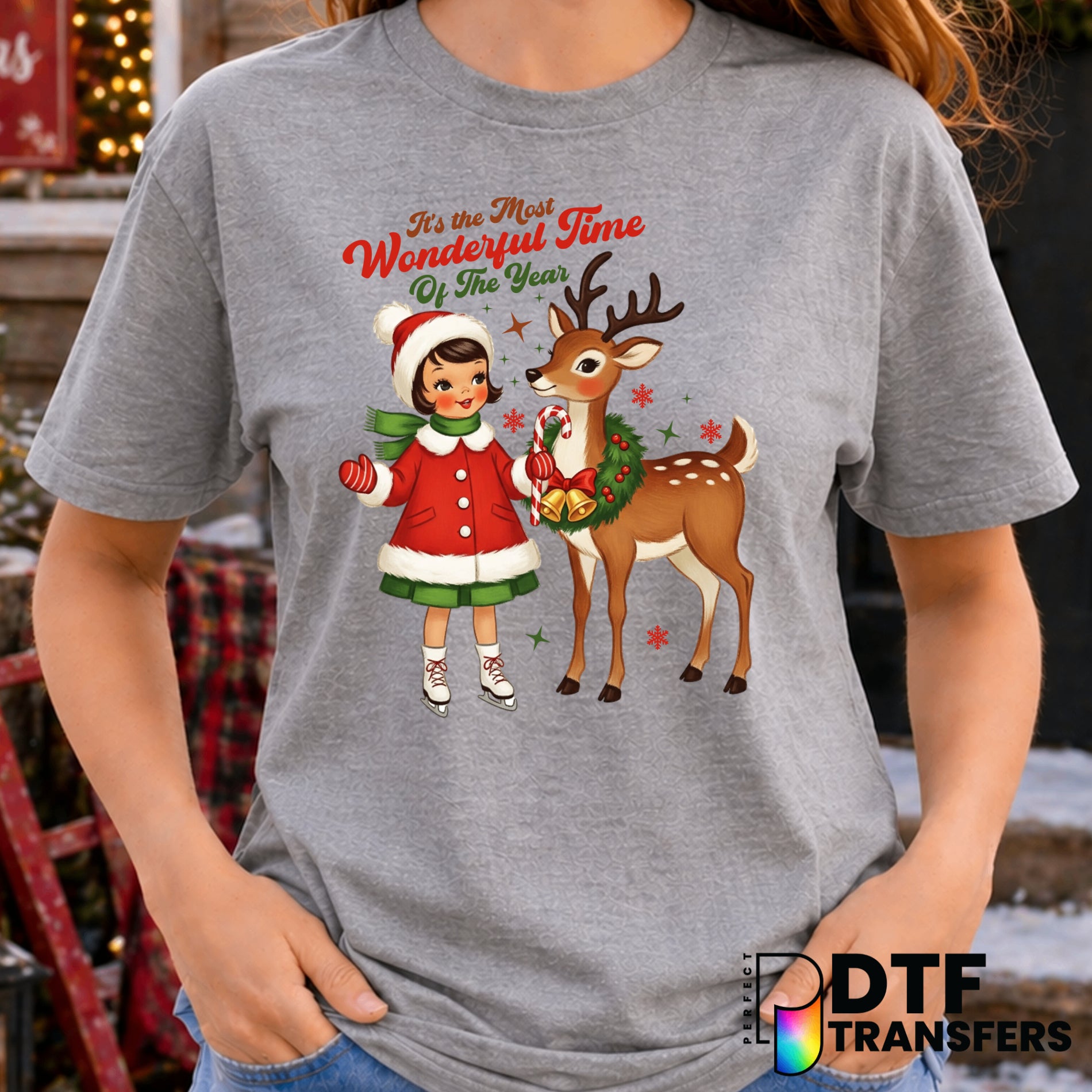 It's The Most Wonderful Time of the Year – Christmas DTF Transfer