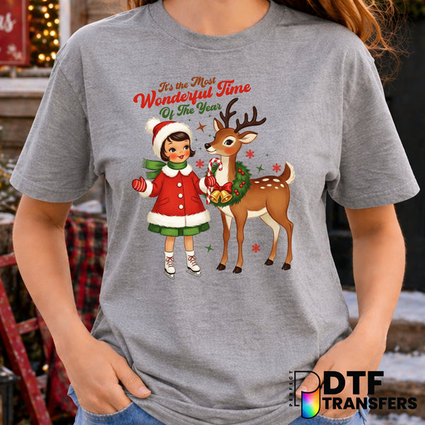It's The Most Wonderful Time of the Year – Christmas DTF Transfer