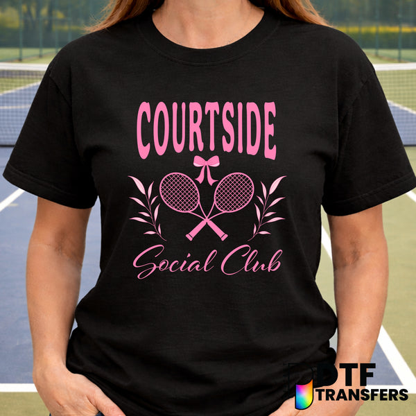 VINTAGE COURTSIDE SOCIAL CLUB – Tennis DTF Transfer