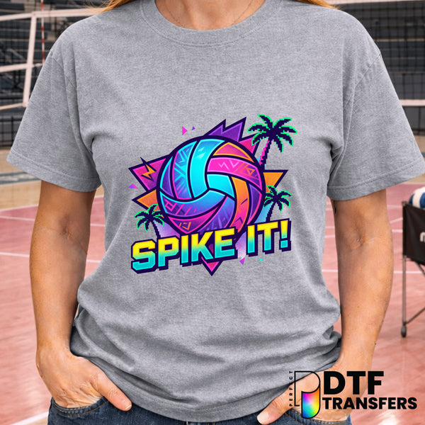 Spike It – Volleyball DTF Transfer