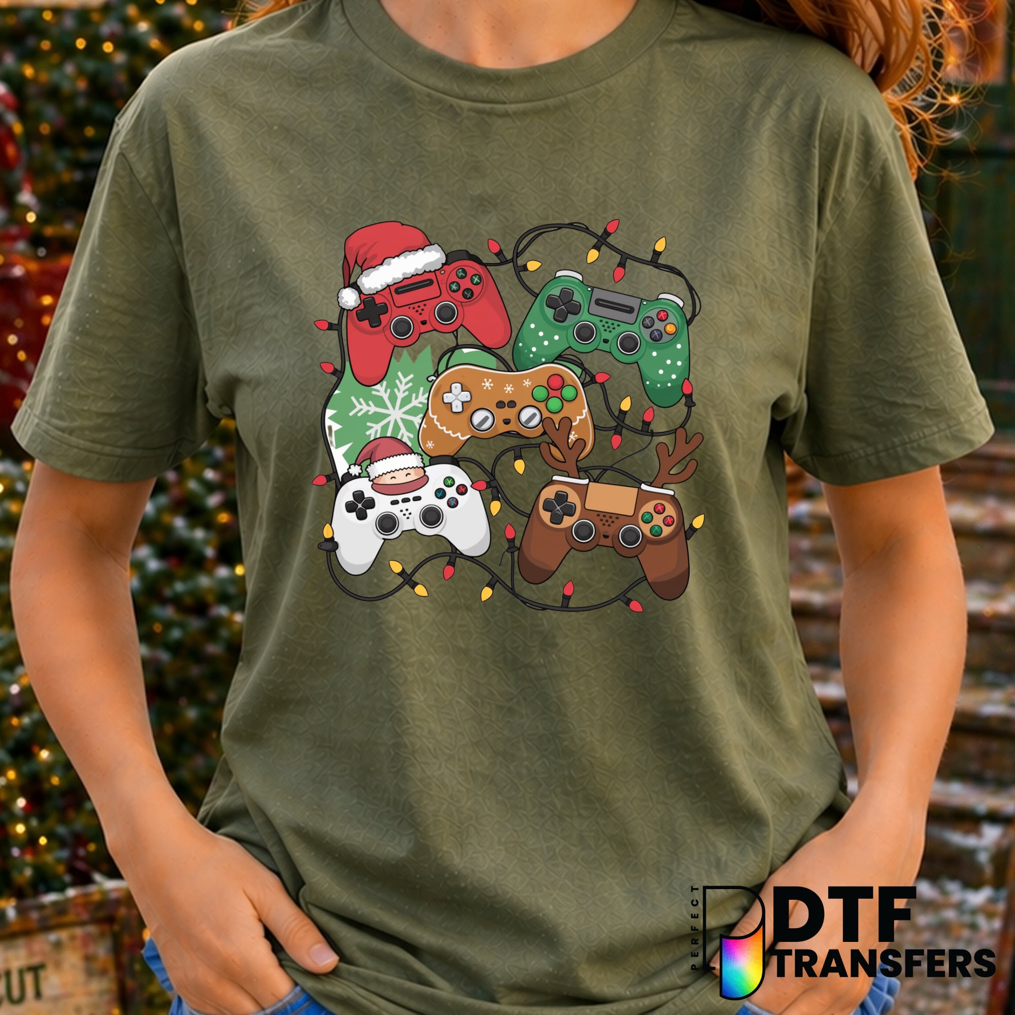 Christmas Gamer – Christmas DTF Transfer