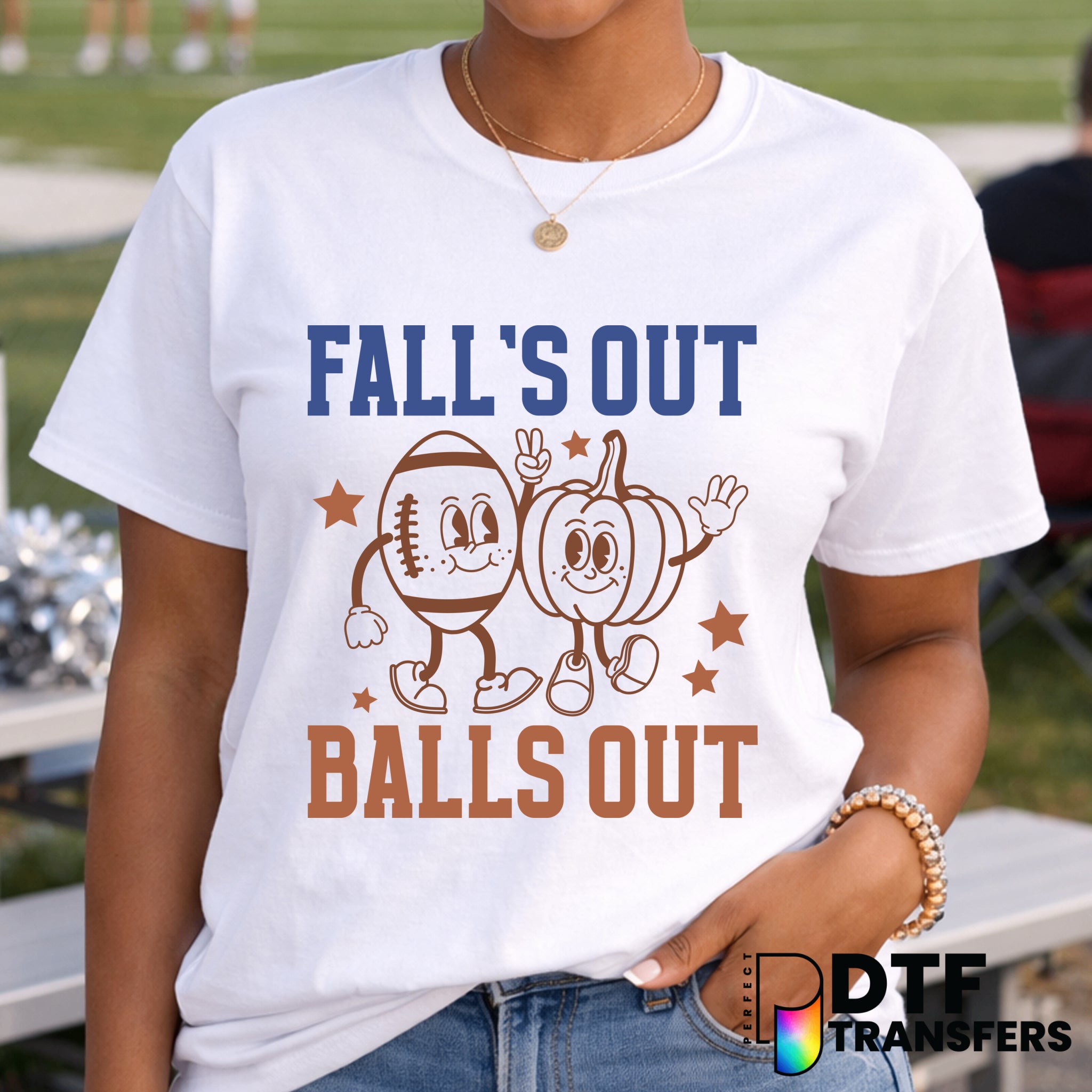 Fall's Out Balls Out – Football DTF Transfer