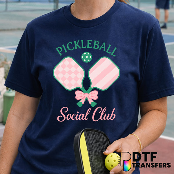 Pickleball Social Club Always In Season – Pickleball DTF Transfer