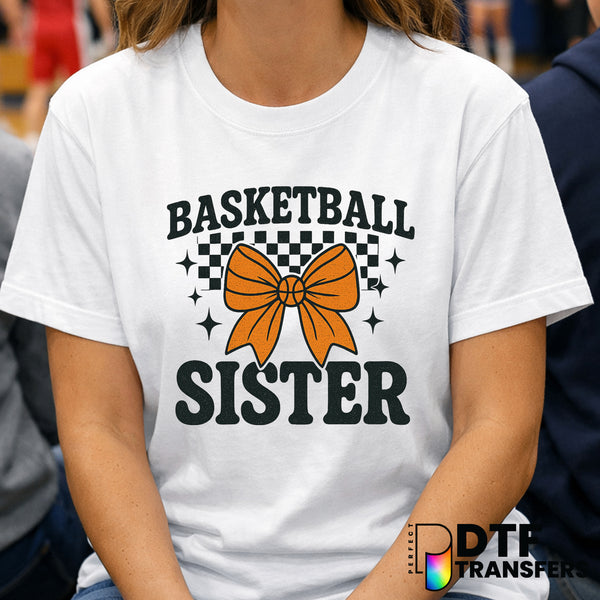 Basketball Sister – Basketball DTF Transfer