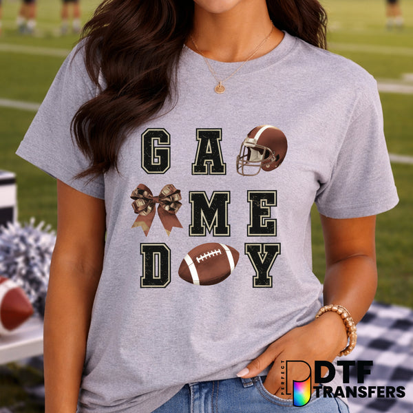 Game Day Varsity Stacked – Football DTF Transfer