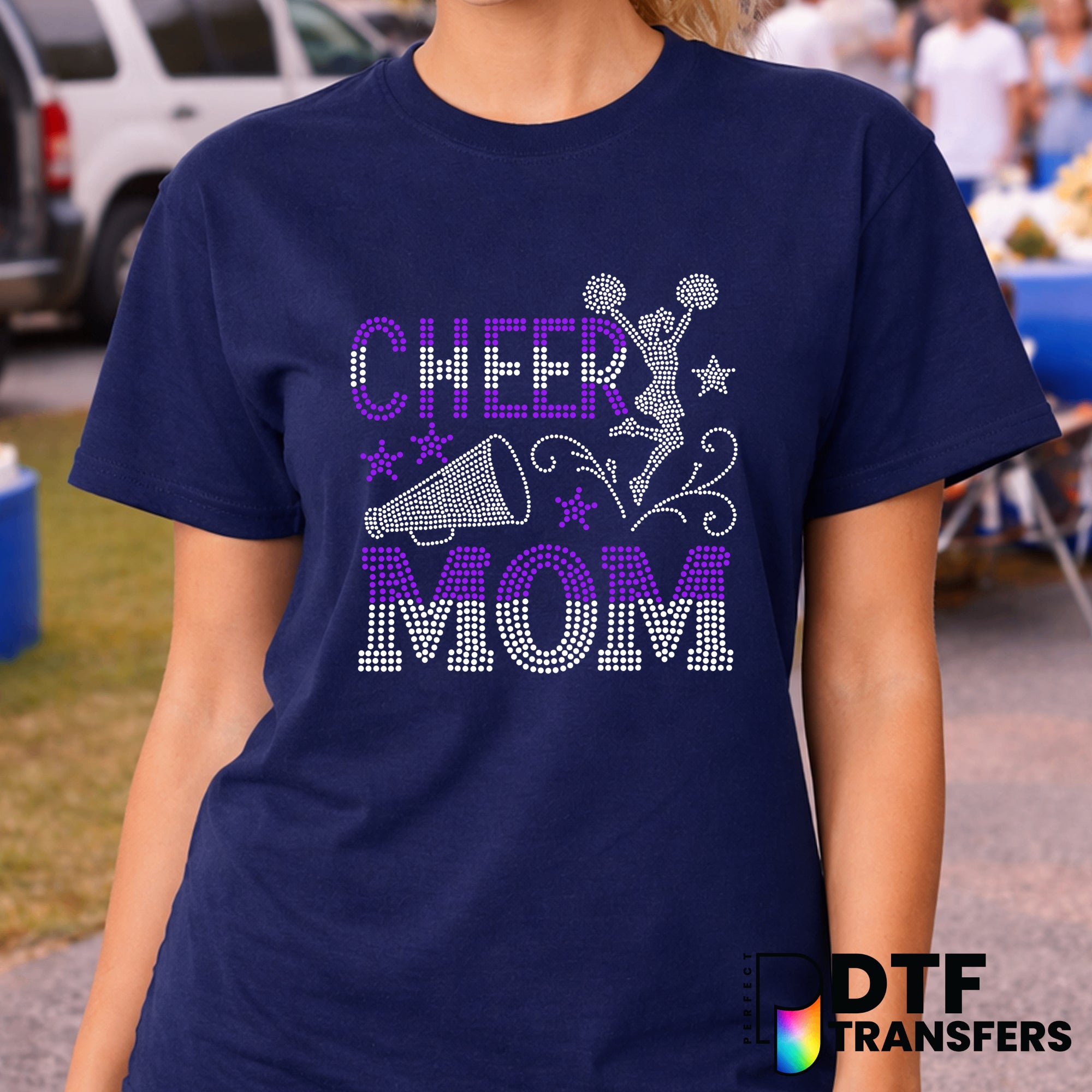 Cheer Mom – Cheerleading DTF Transfer