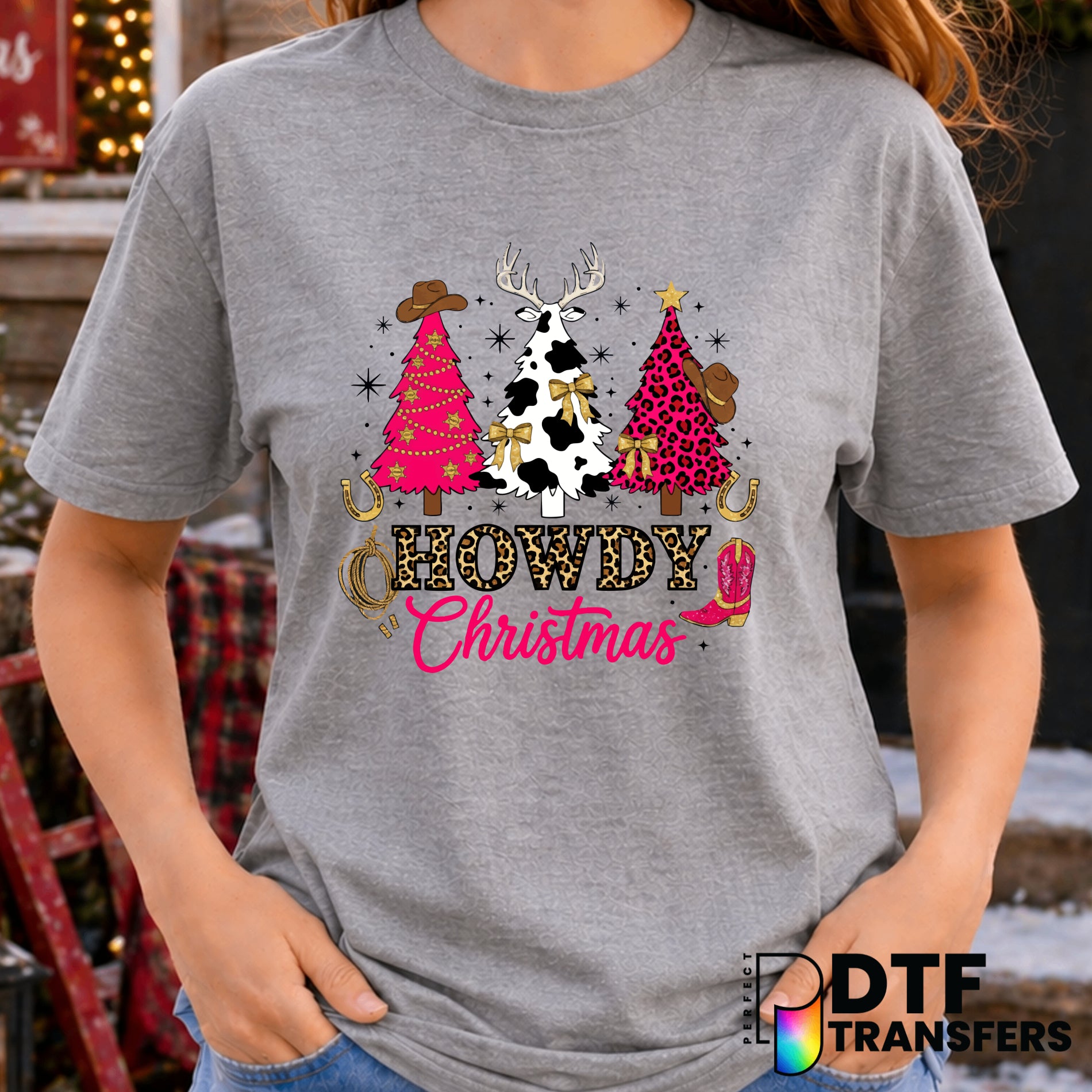 Howdy Christmas – Christmas DTF Transfer