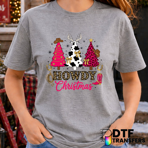 Howdy Christmas – Christmas DTF Transfer
