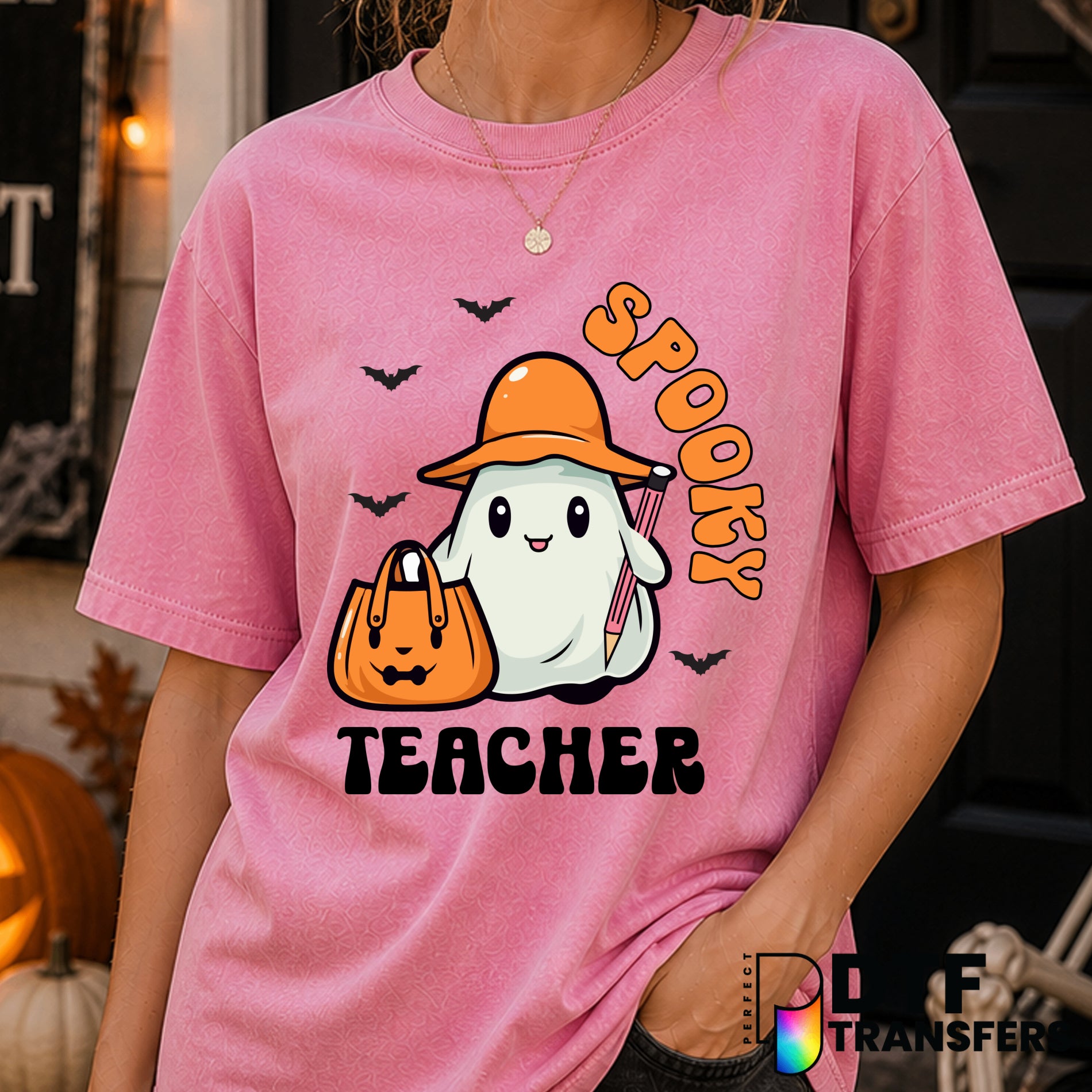 Spooky Teacher – Halloween DTF Transfer