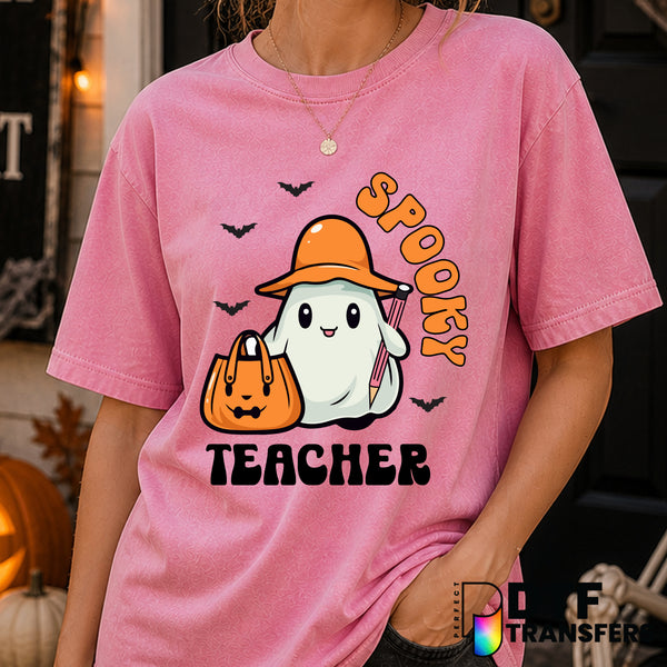 Spooky Teacher – Halloween DTF Transfer