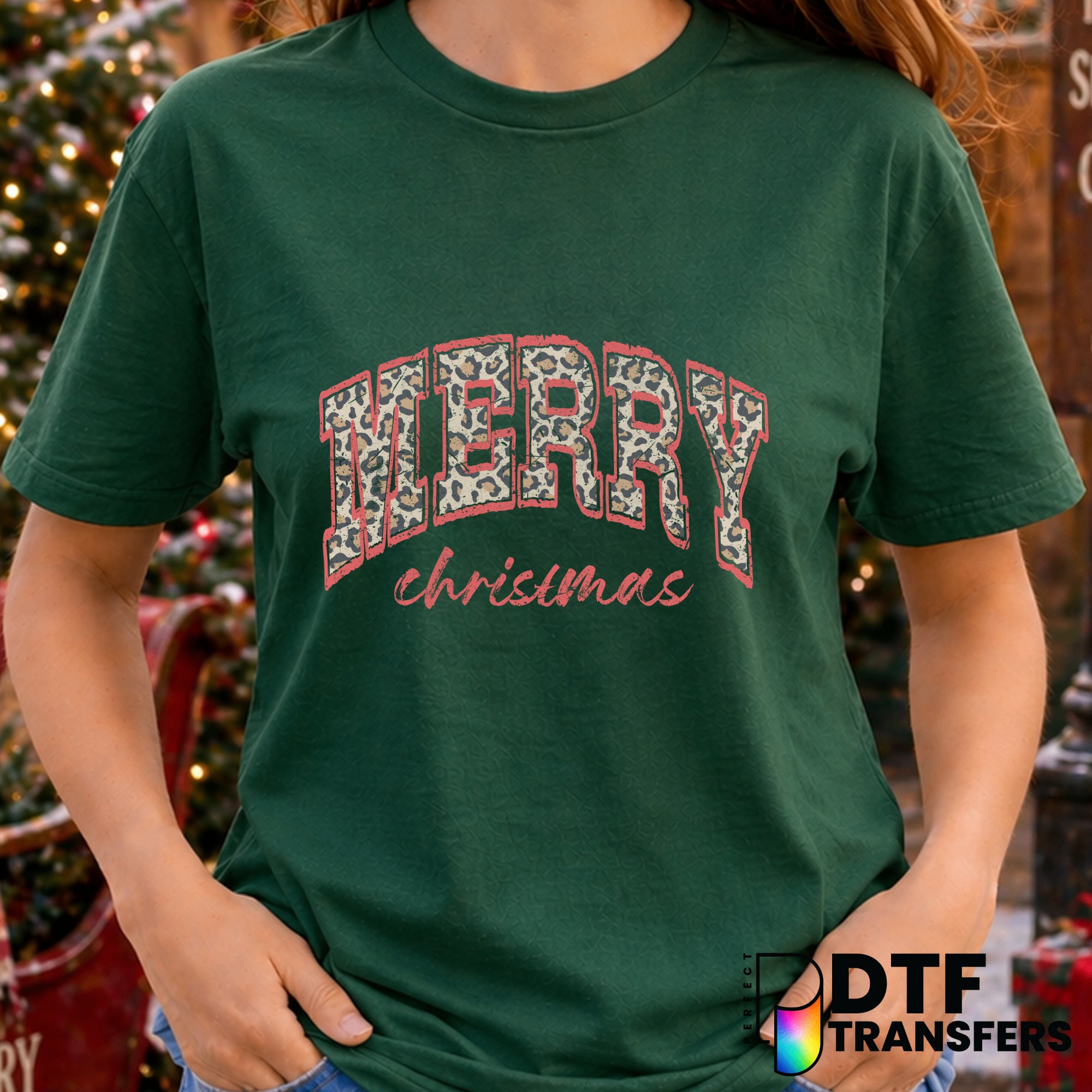 Merry Christmas – Christmas DTF Transfer