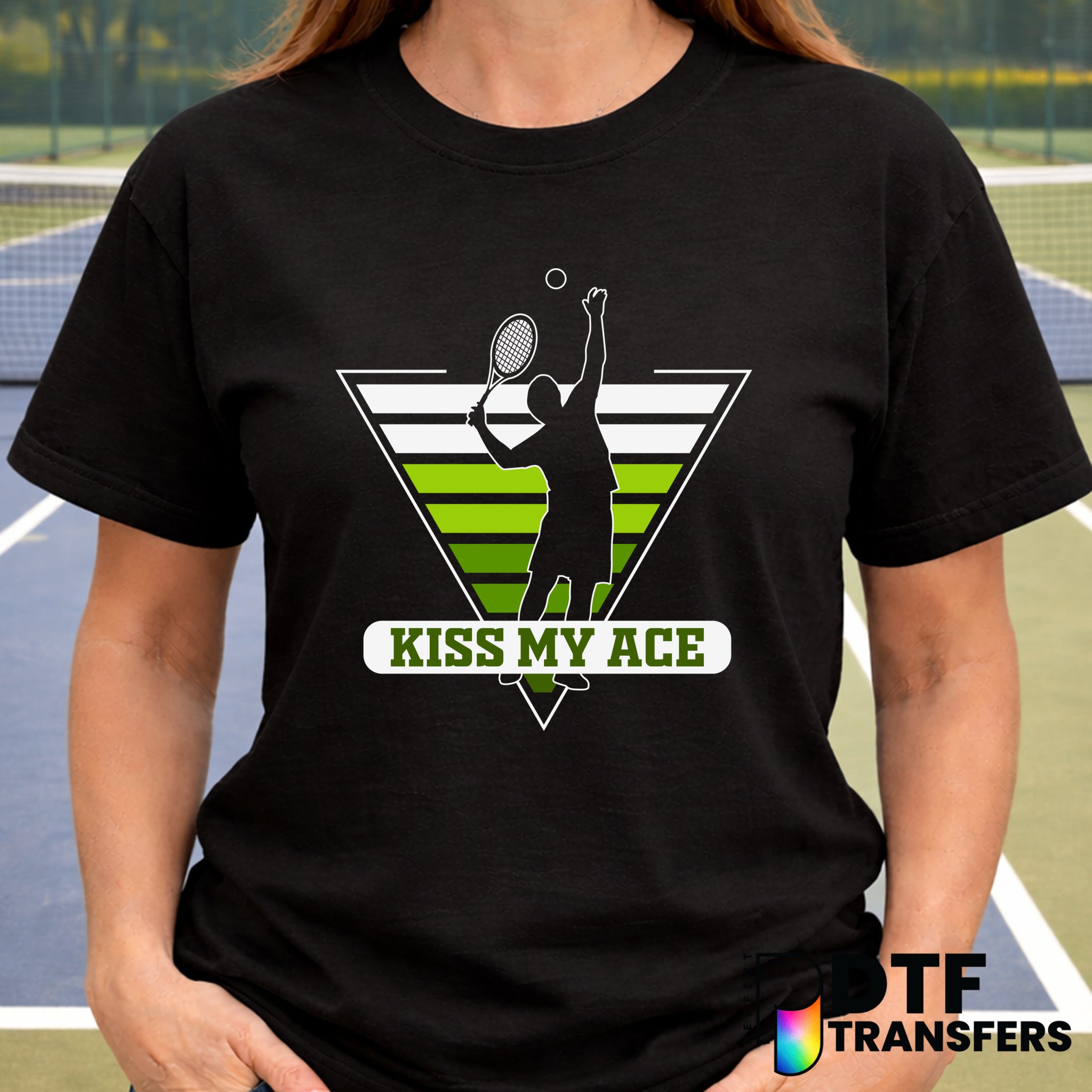 Kiss My Face – Tennis DTF Transfer