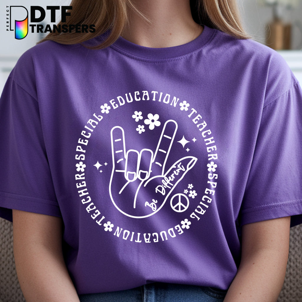 Be Different – Special Education DTF Transfer