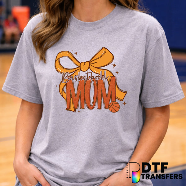 Preppy Basketball Mom Coquette – Basketball DTF Transfer