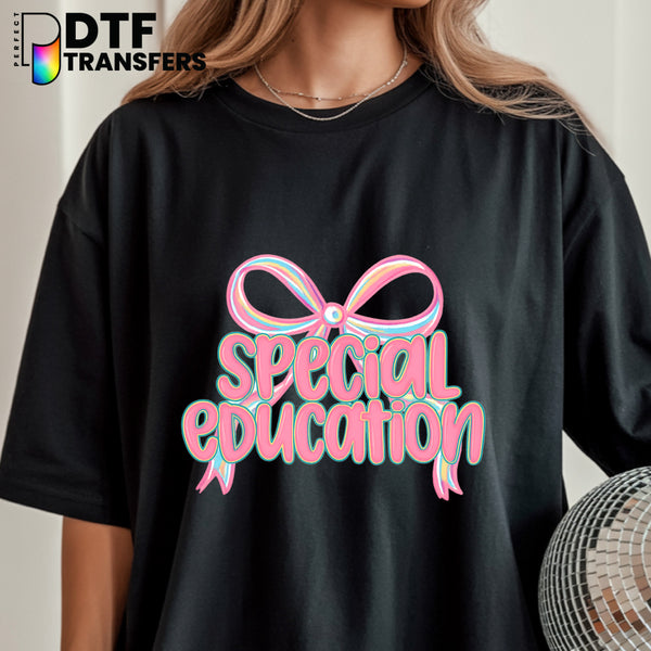 It Takes a Big Heart to Shape Little Minds – Special Education DTF Transfer