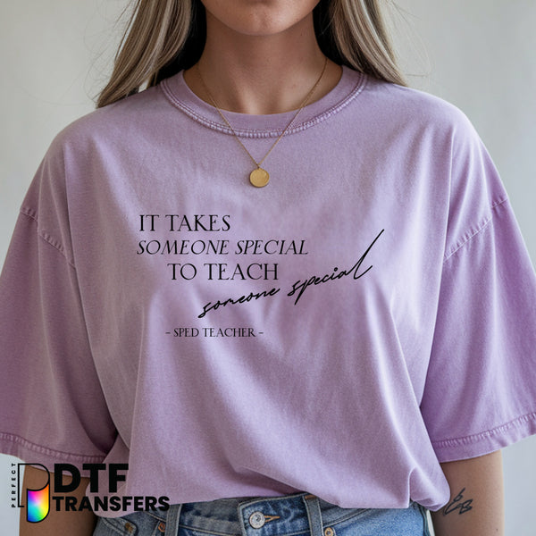 It Takes Someone Special – Special Education DTF Transfer