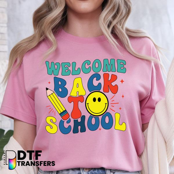 Welcome Back to School – Teacher DTF Transfer