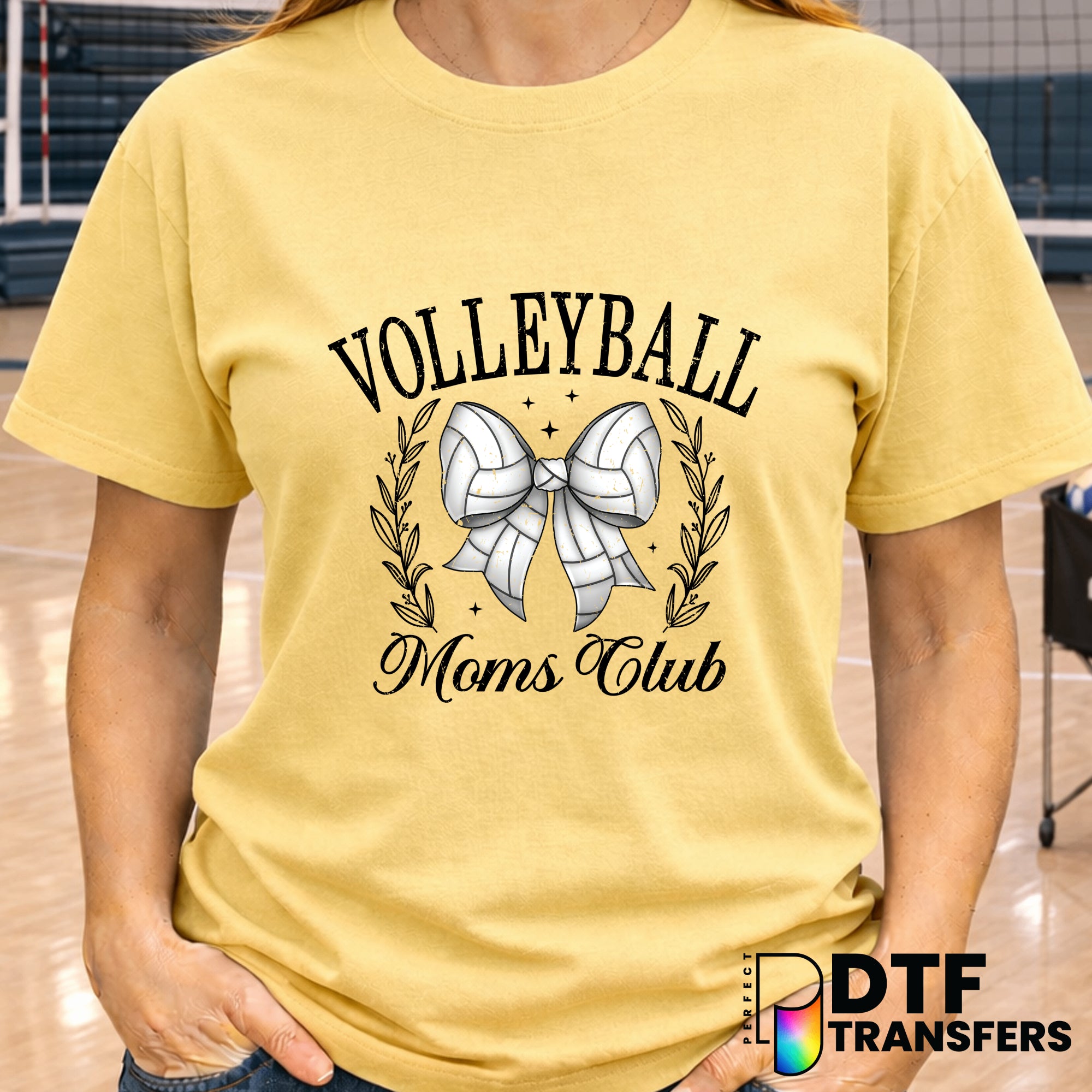Volleyball Moms Club – Volleyball DTF Transfer