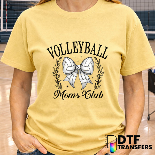 Volleyball Moms Club – Volleyball DTF Transfer