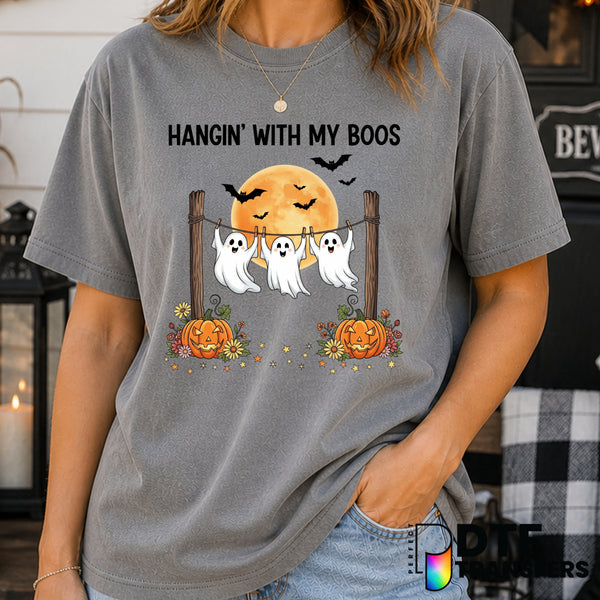 Hanging With My Boos – Halloween DTF Transfer