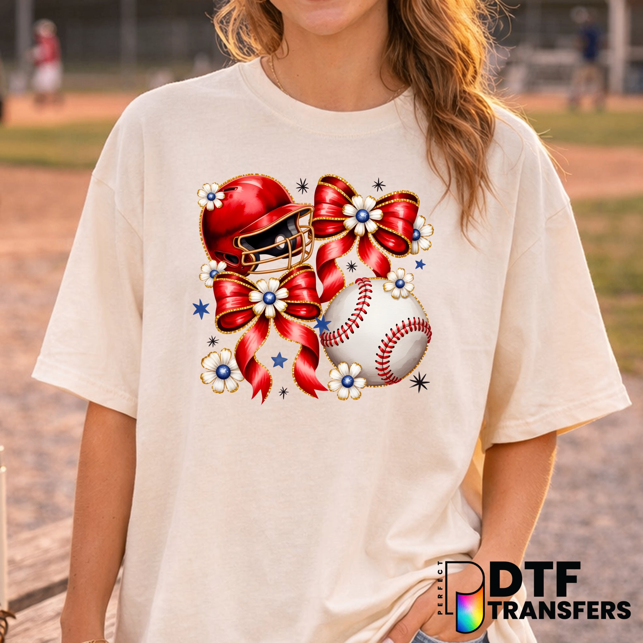 MY HEART IS ON THAT FIELD – Baseball DTF Transfer