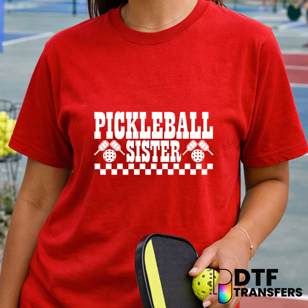 Pickleball Sister – Pickleball DTF Transfer