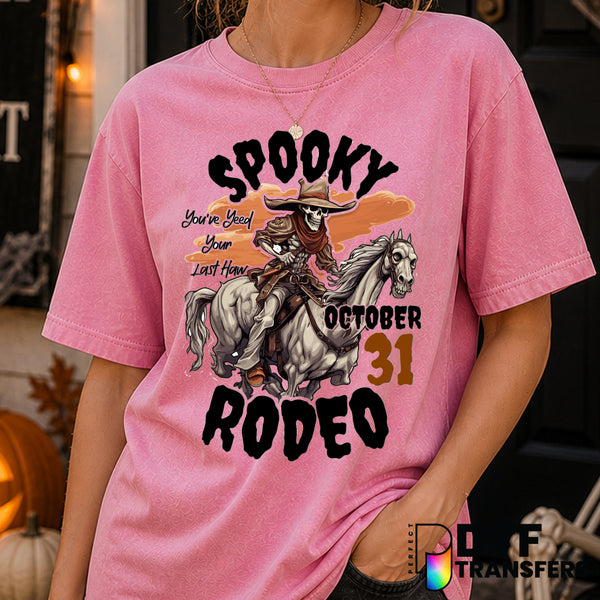 Spooky Rodeo – Halloween DTF Transfer